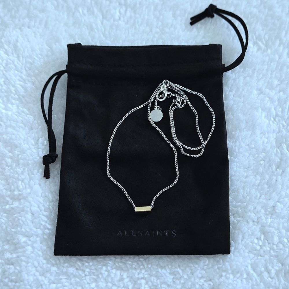All Saints😇 Cylinder Pendant Necklace - NWT